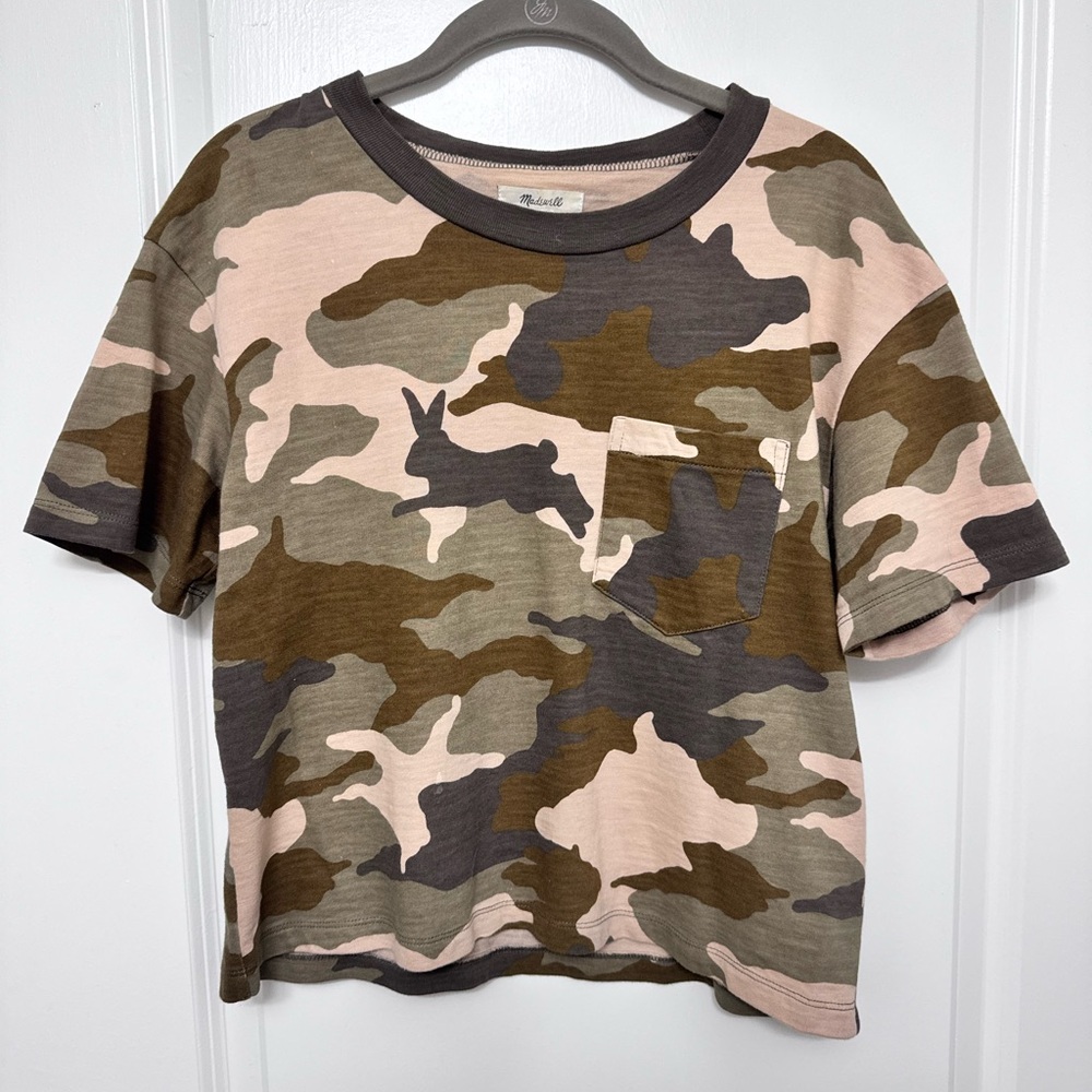 Madewell Camo Short Sleeve Tee